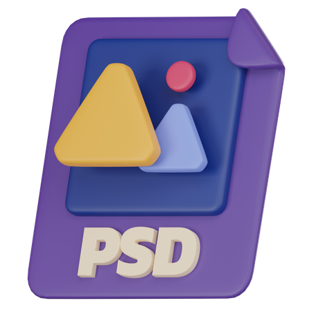 Archivo psd  3D Icon