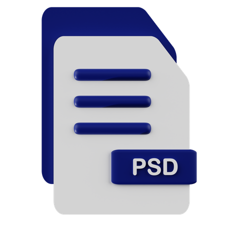 Archivo psd  3D Icon