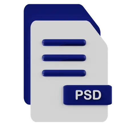 Archivo psd  3D Icon