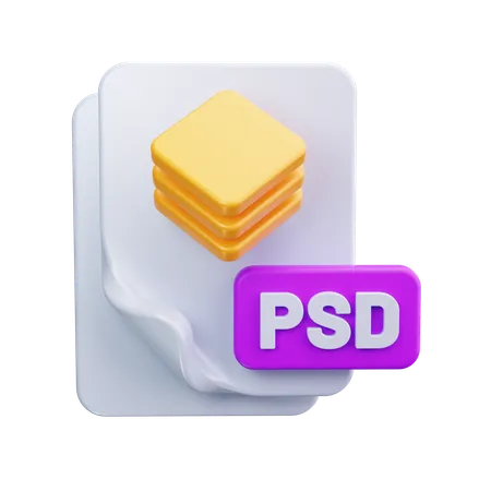 Archivo psd  3D Icon