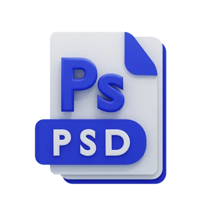 Archivo psd  3D Icon