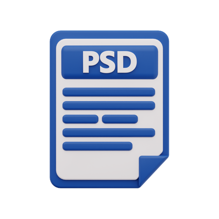 Archivo psd  3D Icon