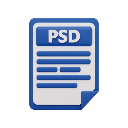 Archivo psd  3D Icon