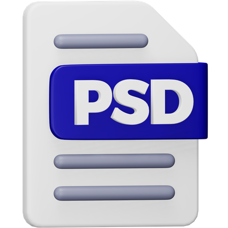 Archivo psd  3D Icon