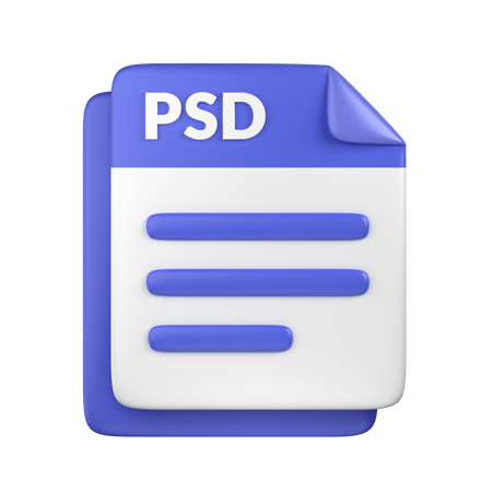 Archivo psd  3D Icon