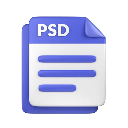 Archivo psd  3D Icon