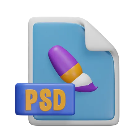 Archivo psd  3D Icon