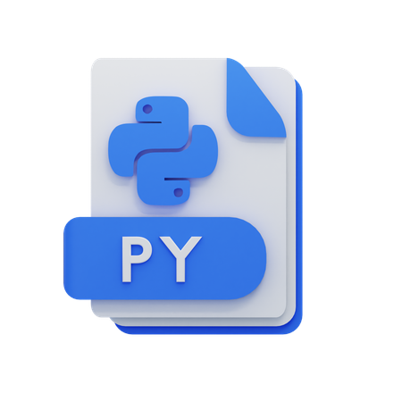 Archivo py  3D Icon