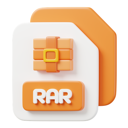 Archivo rar  3D Icon