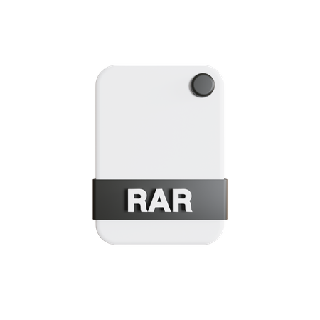 Archivo rar  3D Icon