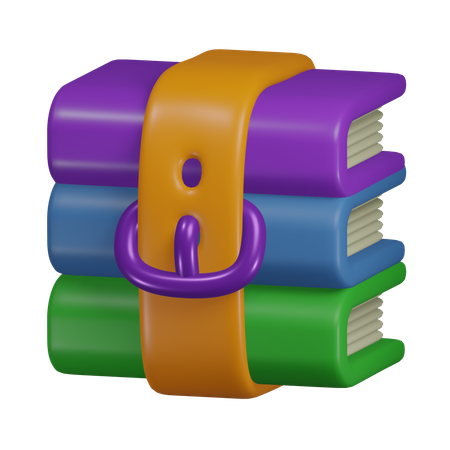 Archivo rar  3D Icon