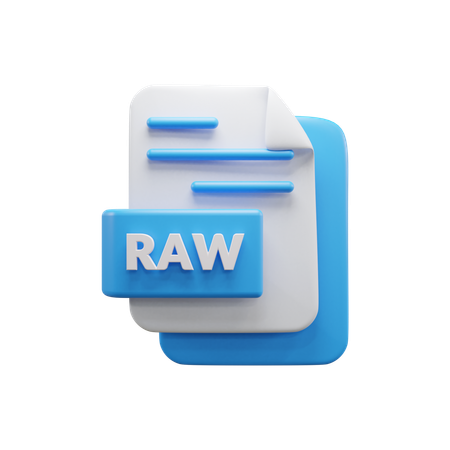 Archivo RAW  3D Icon