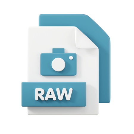 Archivo RAW  3D Icon