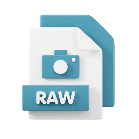 Archivo RAW  3D Icon