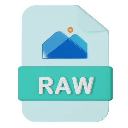 Archivo RAW  3D Icon