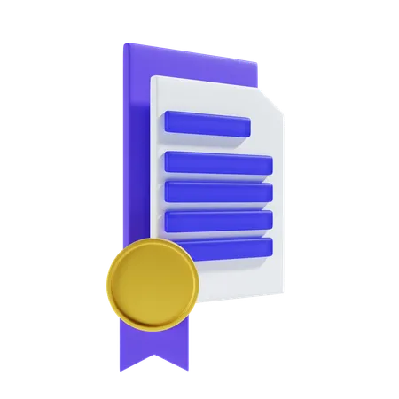 Recompensa de archivo  3D Icon