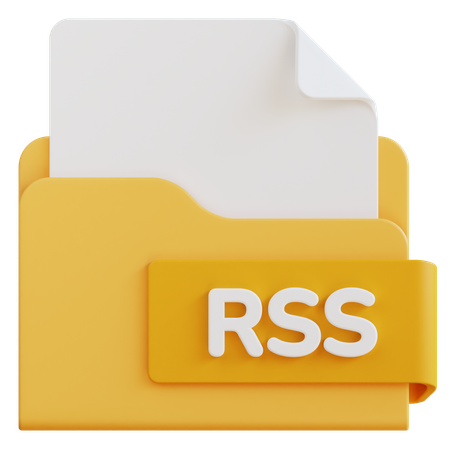 Archivo rss  3D Icon