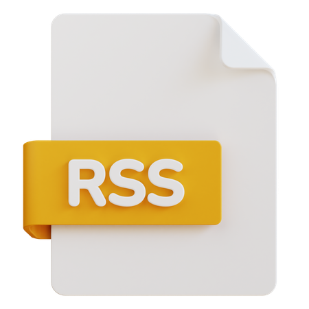 Archivo rss  3D Icon