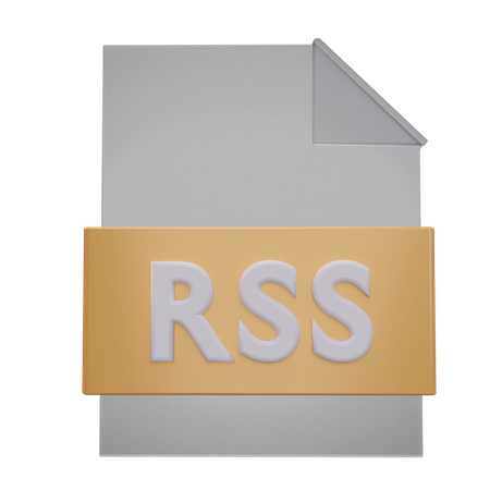 Archivo rss  3D Icon