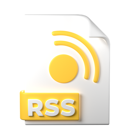 Archivo rss  3D Icon