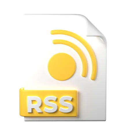 Archivo rss  3D Icon