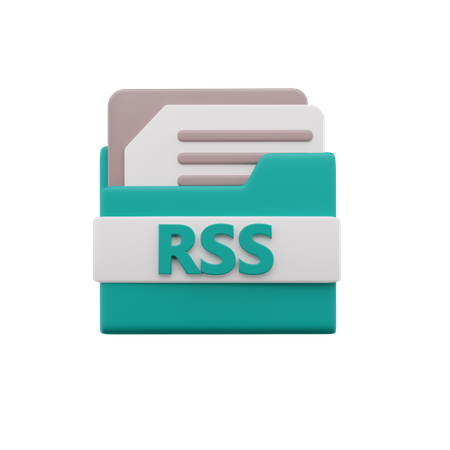 Archivo rss  3D Icon