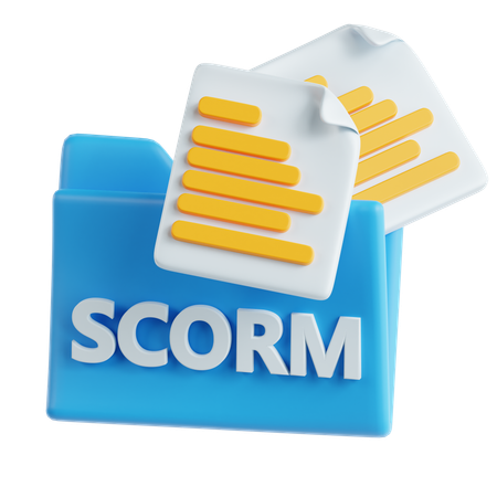 Archivo scorm  3D Icon