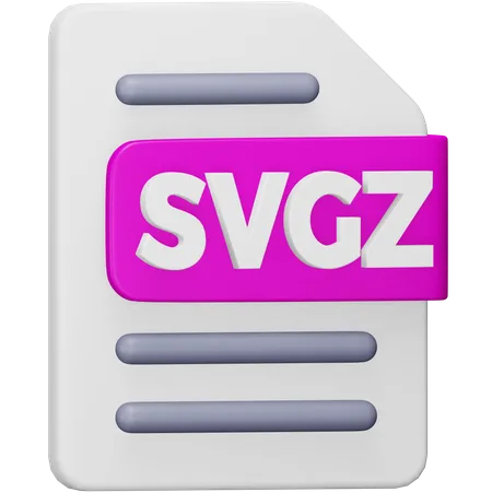 Archivo svgz  3D Icon