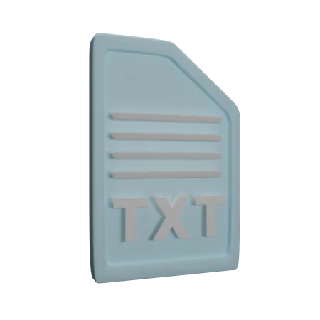 Texto del archivo  3D Icon