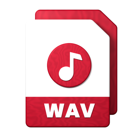 Archivo wav  3D Icon