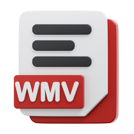 Archivo wmv  3D Icon