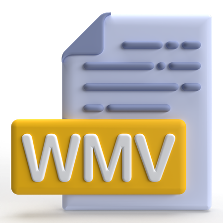 Archivo WMV  3D Icon