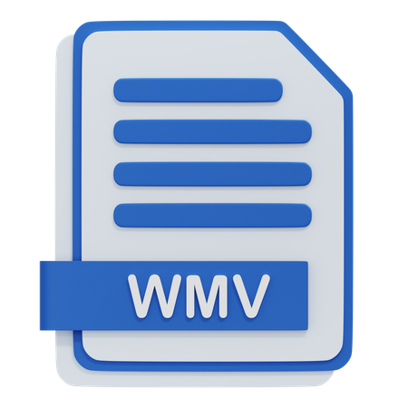 Archivo wmv  3D Icon