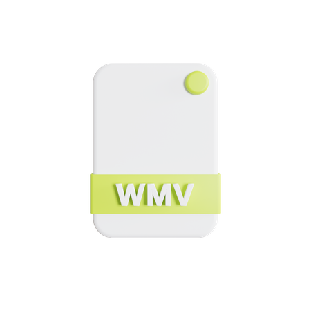 Archivo wmv  3D Icon