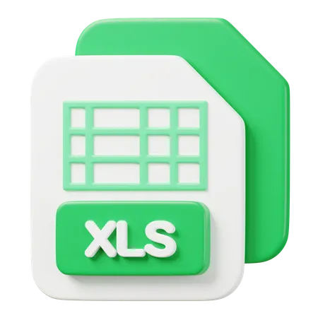 Archivo XLS  3D Icon