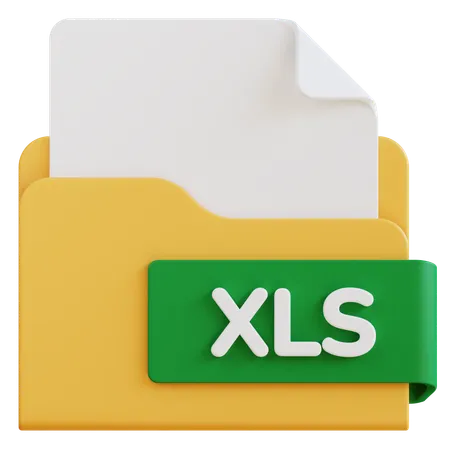 Archivo XLS  3D Icon