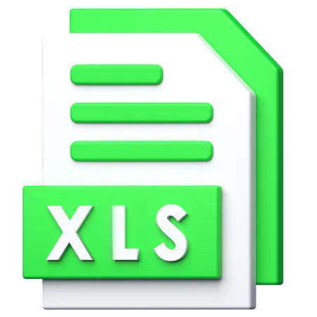 Archivo XLS  3D Icon