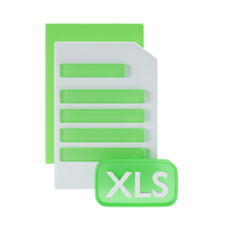 Archivo XLS  3D Icon