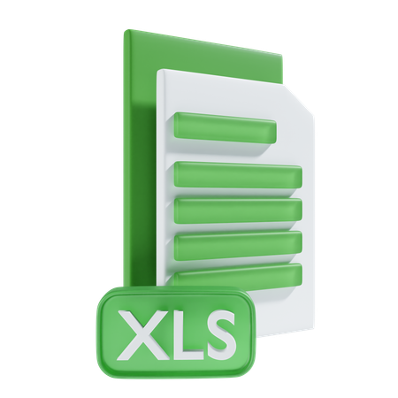 Archivo XLS  3D Icon