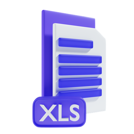 Archivo XLS  3D Icon