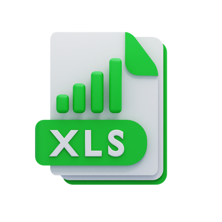 Archivo XLS  3D Icon