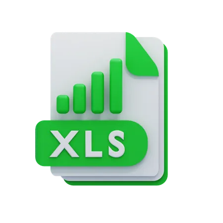 Archivo XLS  3D Icon