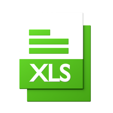 Archivo XLS  3D Icon