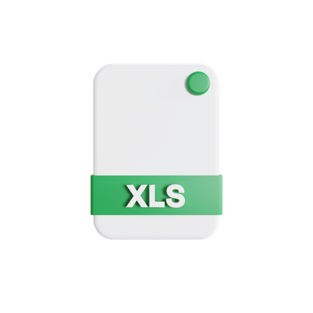 Archivo XLS  3D Icon