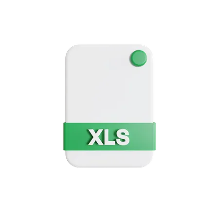 Archivo XLS  3D Icon