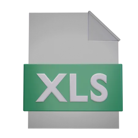 Archivo XLS  3D Icon