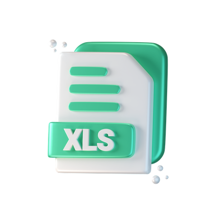 Archivo XLS  3D Icon