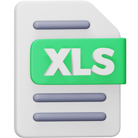 Archivo XLS  3D Icon