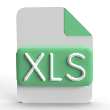 Archivo XLS  3D Icon