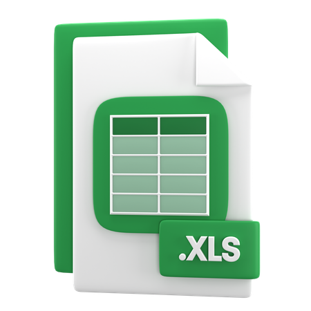 Archivo XLS  3D Icon